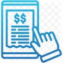 Digital Invoice Finance Payment Icon