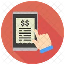 Digital Invoice Finance Payment Icon