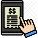 Digital Invoice Billing Statement Icon