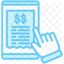 Digital Invoice Finance Payment Icon