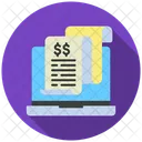 Digital Invoice Finance Payment Icon