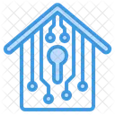 House Technology Digital Key Icon