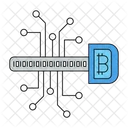 Digital Key Bitcoin Icon