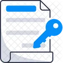 Digital Key Security Access Icon