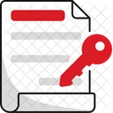 Digital Key Security Access Icon