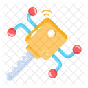 Digital Key Network Key Smart Key Icon