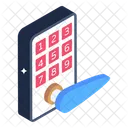 Digital Lock Digital Latch Digital Knob Icon