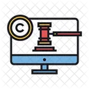 Digital Law Online Law Copyright Icon