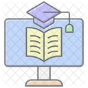 Digital Learning Lineal Color Icon Icono