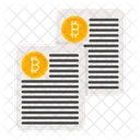 Blockchain Cryptocurrency Transaction Icon