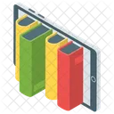 Ebooks Digital Library Mobile Shopping Icon