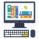 Digital library Icon