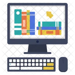 Digital library  Icon