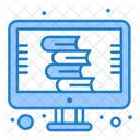 Digital Library Online Library Online Book Icon