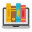 Digital Library E Books E Learning Icon