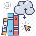 Digital Library Education Book Icon