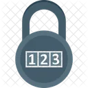 Digital Lock Padlock Binary Lock Icon