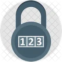 Digital Lock Padlock Binary Lock Icon