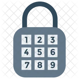 Digital lock  Icon