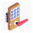 디지털 자물쇠 원격 자물쇠 열쇠 없는 자물쇠 아이콘