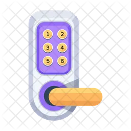 Digital Lock  Icon