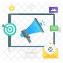 Mail Marketing Mail Promotion Email Advertising Icon