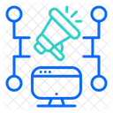 디지털 마케팅  아이콘