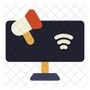 Digital Marketing Strategy Communication Icon