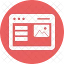 Digital Marketing Online Advertisement Page Optimization Icône