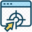 Digital Marketing Target  Icon