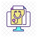 Digital medical records  Icon