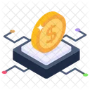 Digital Money Digital Currency Digital Dollar Icon