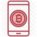 Digital Money Bitcoin Cryptocurrency Icon
