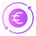 Digital Money Euro Currency Icon