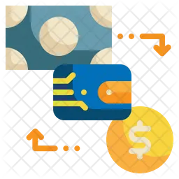 Digital Money Exchange  Icon