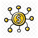 Digital Money Cryptocurrency Bitcoin Icon