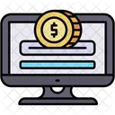 Digital Money Payment Block Chain Icon