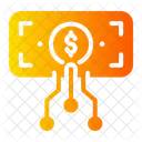 Digital Money Dollar Currency Icon