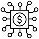 Digital Money Money Dollars Icon