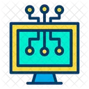 Digitaler Monitor  Symbol