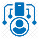 Digital Native Networking Connection Icon