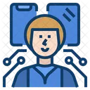 Digital Native Generation  Icon