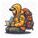 Freelance Work Indoors Icon