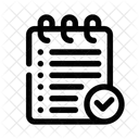 Digital Notes Checklist To Do List Icon