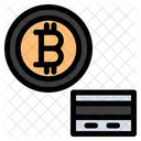 Bitcoin Card Money Icon