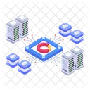 Digital Platform Storage Platform Storage Analytics Icon