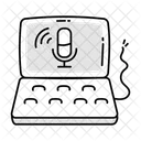 Digitaler Podcast  Symbol