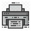 Electronic Printer Device Icon