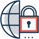 Digital Protection Globe Icon