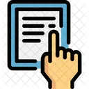 Digital Reading  Icon